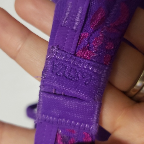 La SENZA Perfectly Me Purple Lace Push-Up Bra 32B - Picture 4 of 7